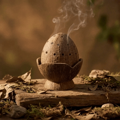 Coconut Incense Holder - Serenity